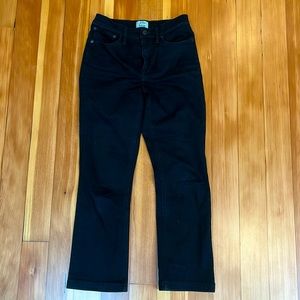 Jcrew Billie Demi boot crop jeans 25 black